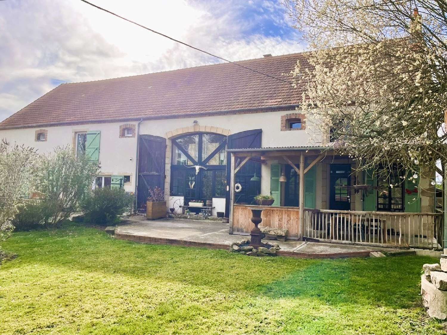 te koop boerderij Chamblet Allier 2