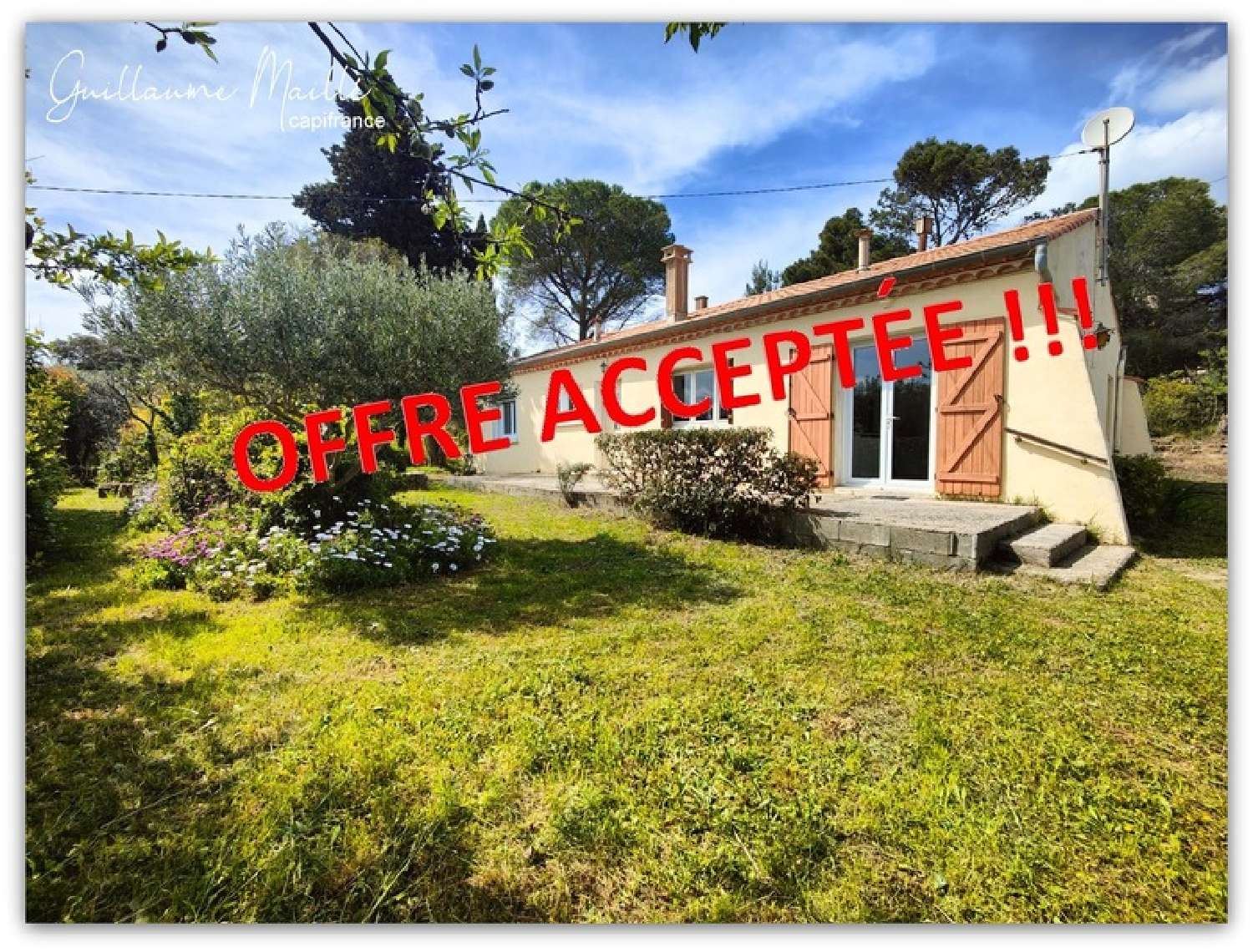  for sale house Néffiès Hérault 1