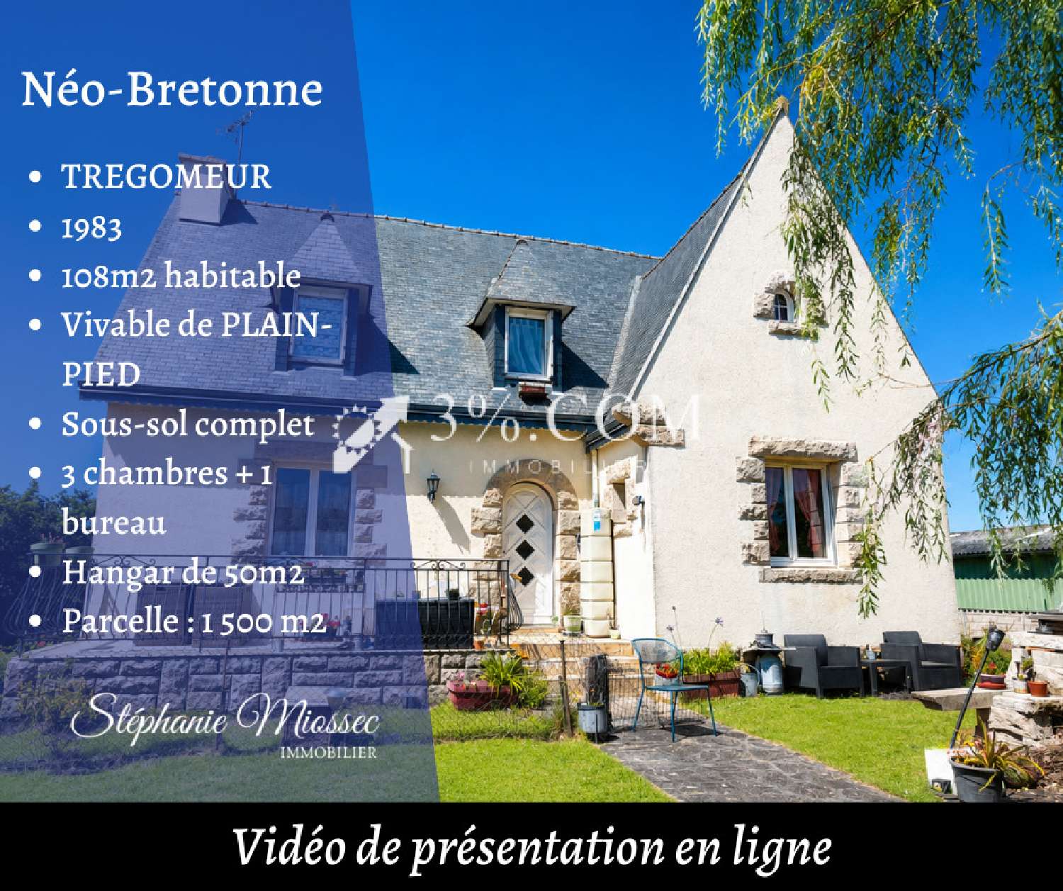  à vendre maison Trégomeur Côtes-d'Armor 1