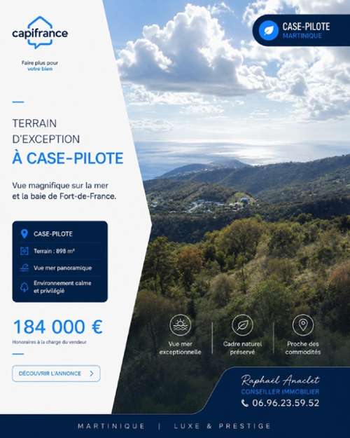 Case-Pilote Martinique terrein foto 7373894