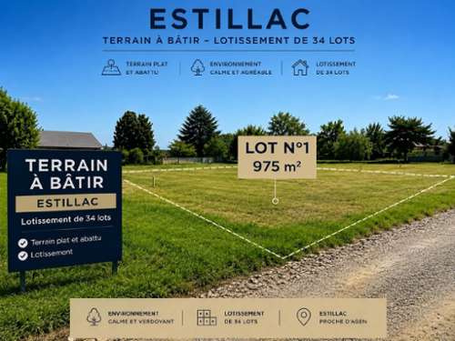 Estillac Lot-et-Garonne terrain foto 7374106