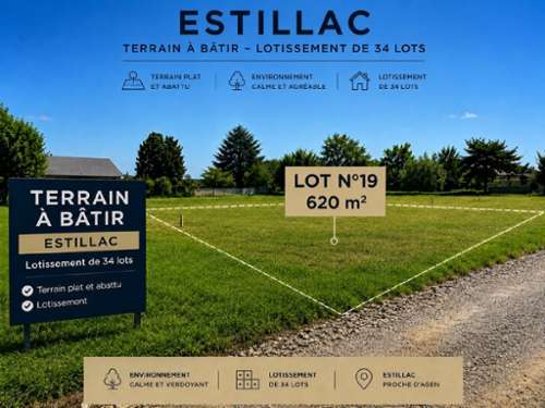 Estillac Lot-et-Garonne terrein foto 7380633
