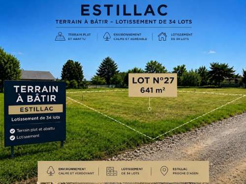 Estillac Lot-et-Garonne terrein foto 7380800