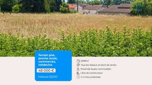 Malause Tarn-et-Garonne terrein foto 7380535