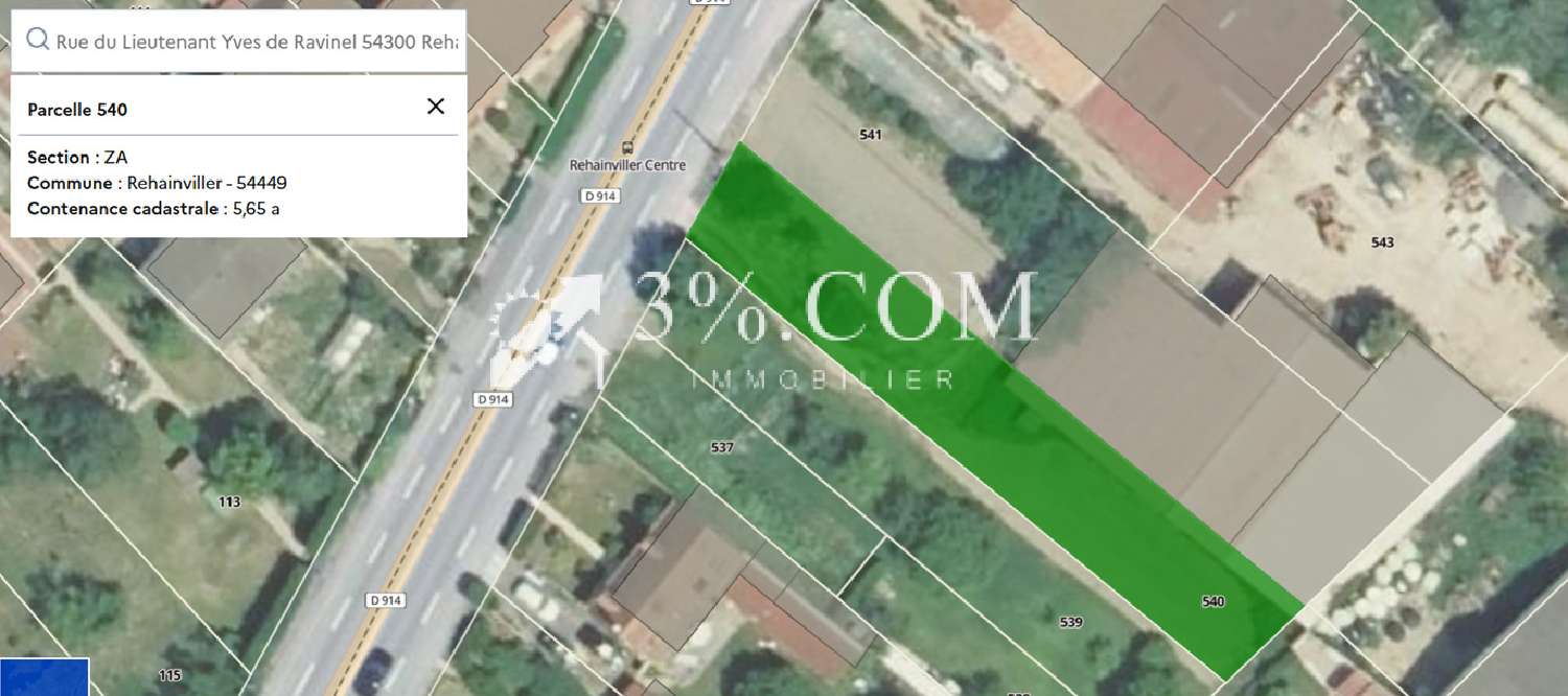 for sale terrain Rehainviller Meurthe-et-Moselle 2