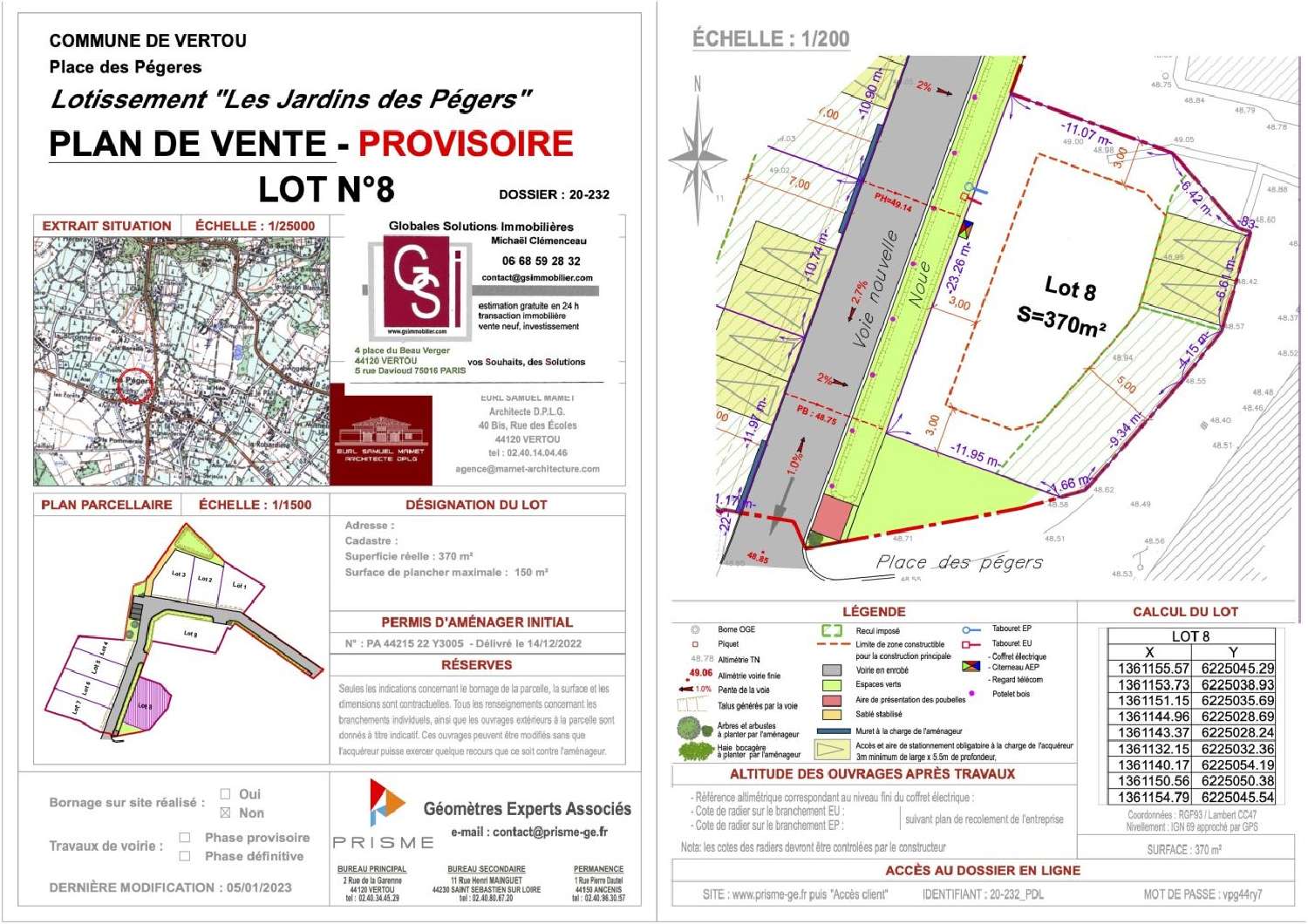for sale terrain Vertou Loire-Atlantique 2
