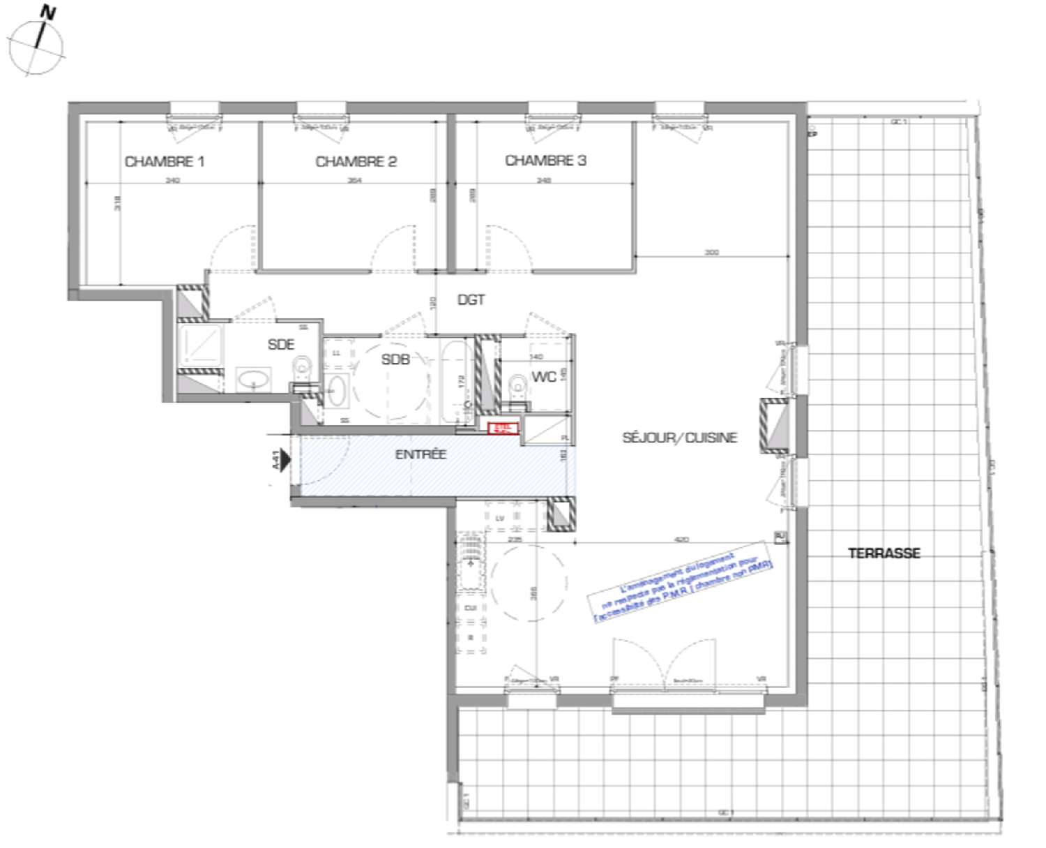 à vendre appartement Chieulles Moselle 4