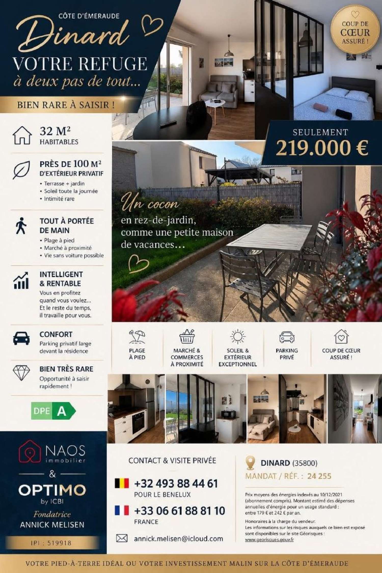 for sale apartment Dinard Ille-et-Vilaine 4