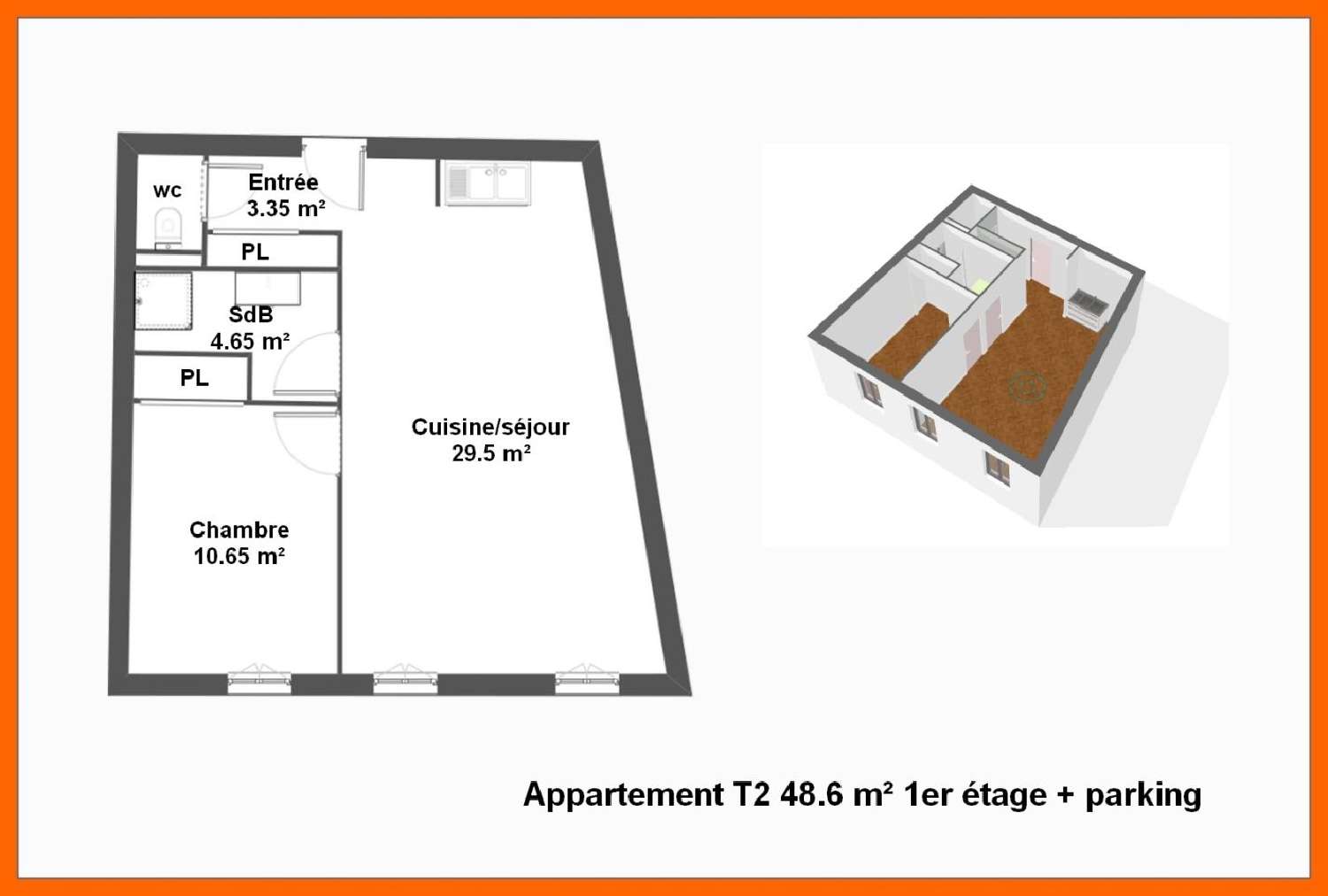 te koop appartement Montluel Ain 3