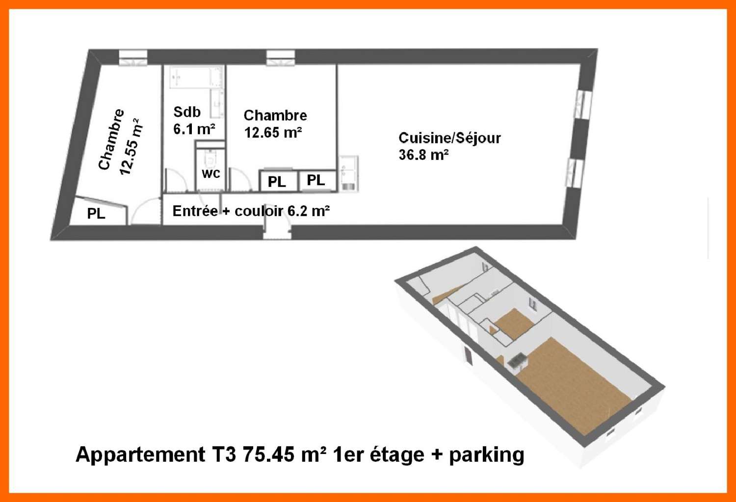 for sale apartment Montluel Ain 3