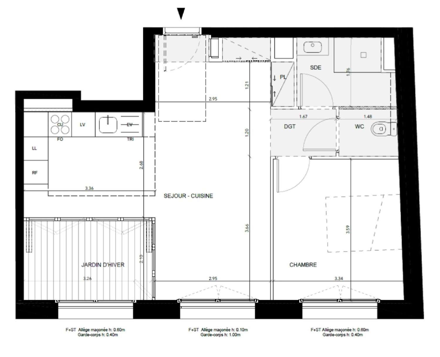 for sale apartment Montreuil Seine-Saint-Denis 3