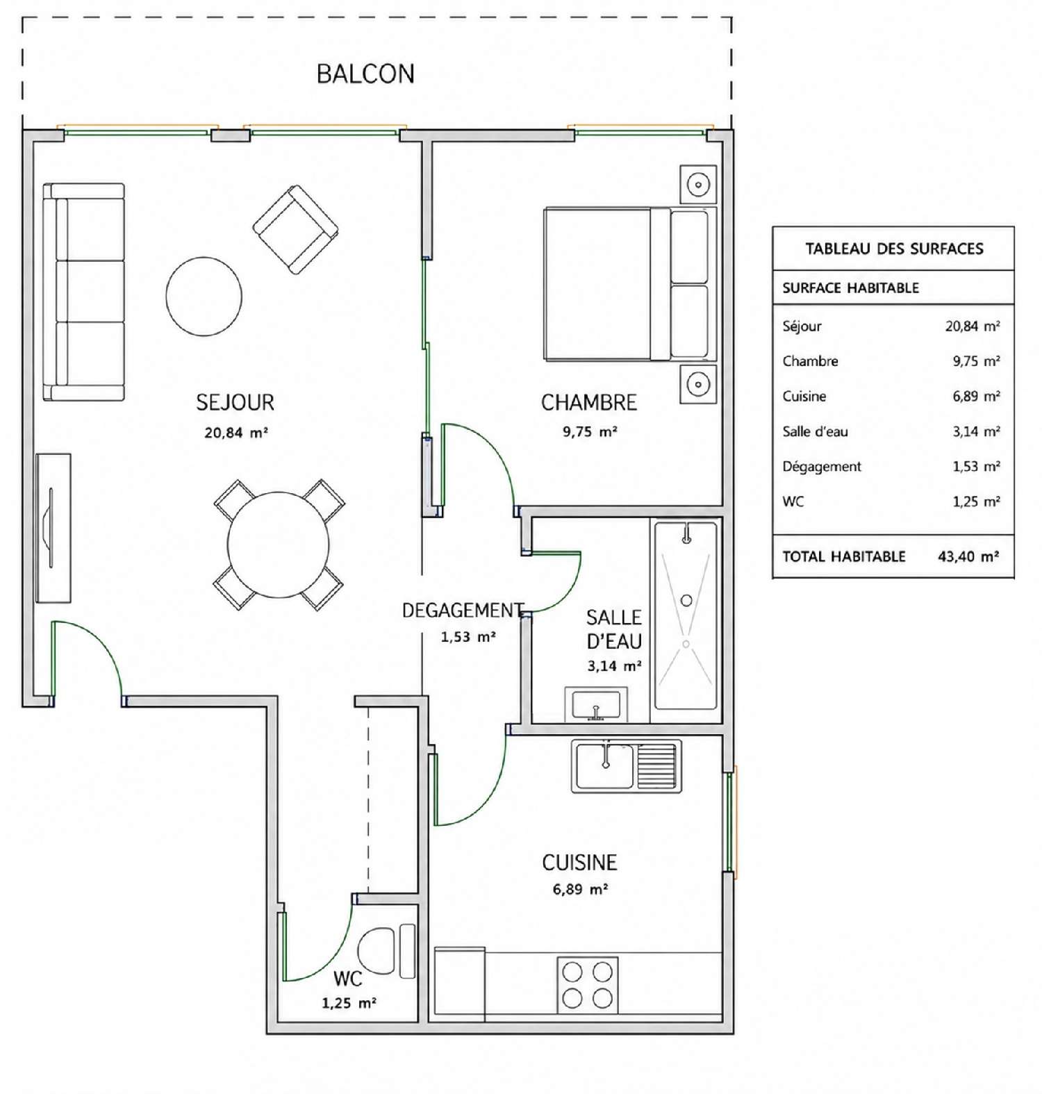 te koop appartement Seignosse Landes 6