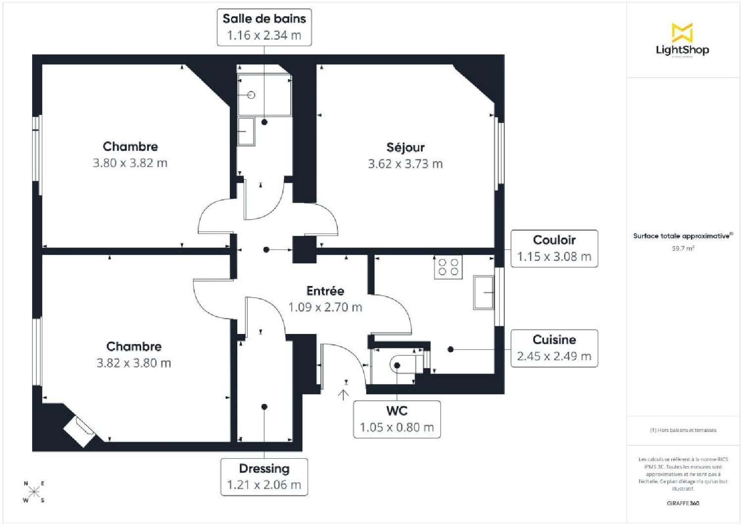 à vendre appartement Versailles Yvelines 5
