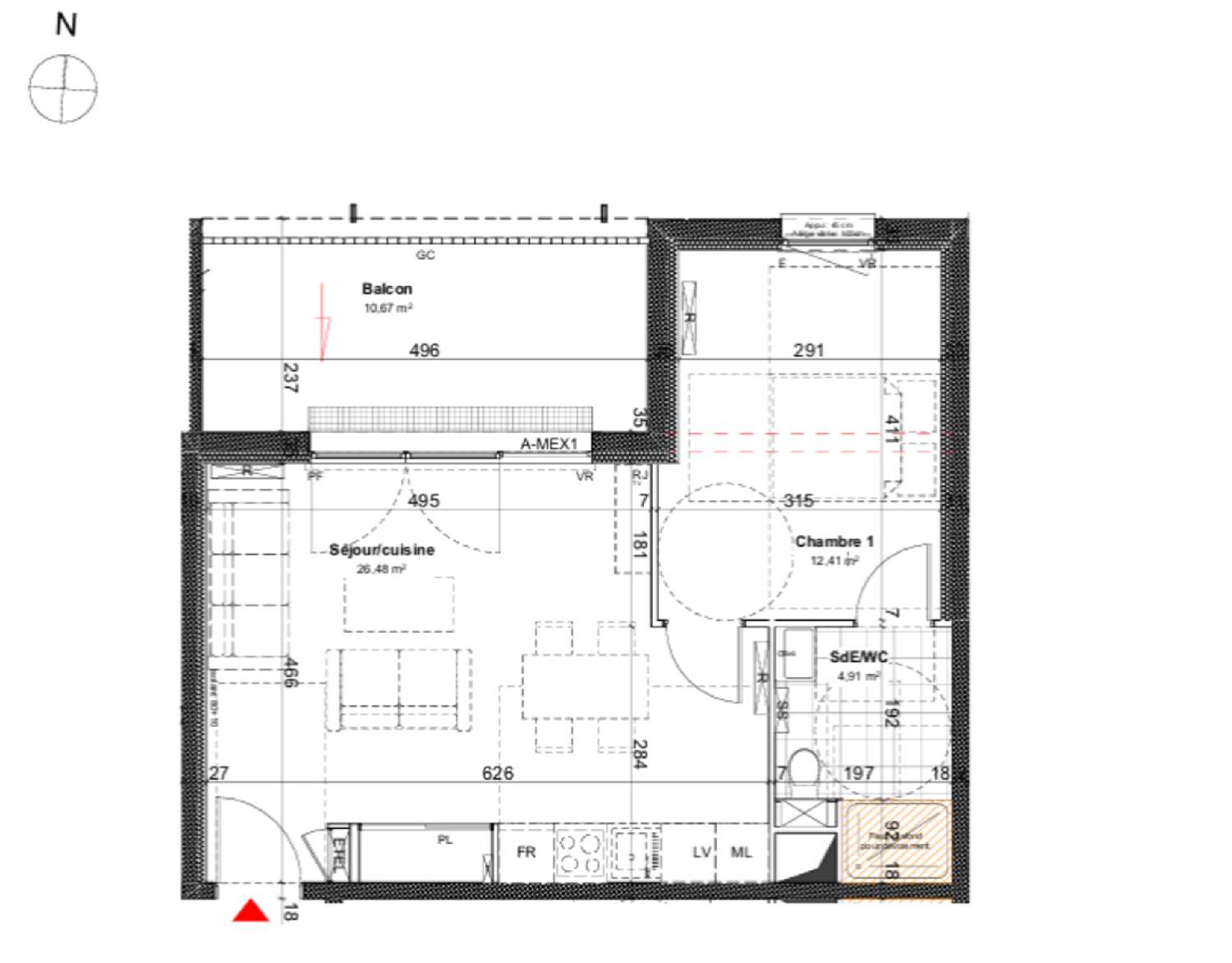 à vendre appartement Villers-lès-Nancy Meurthe-et-Moselle 3