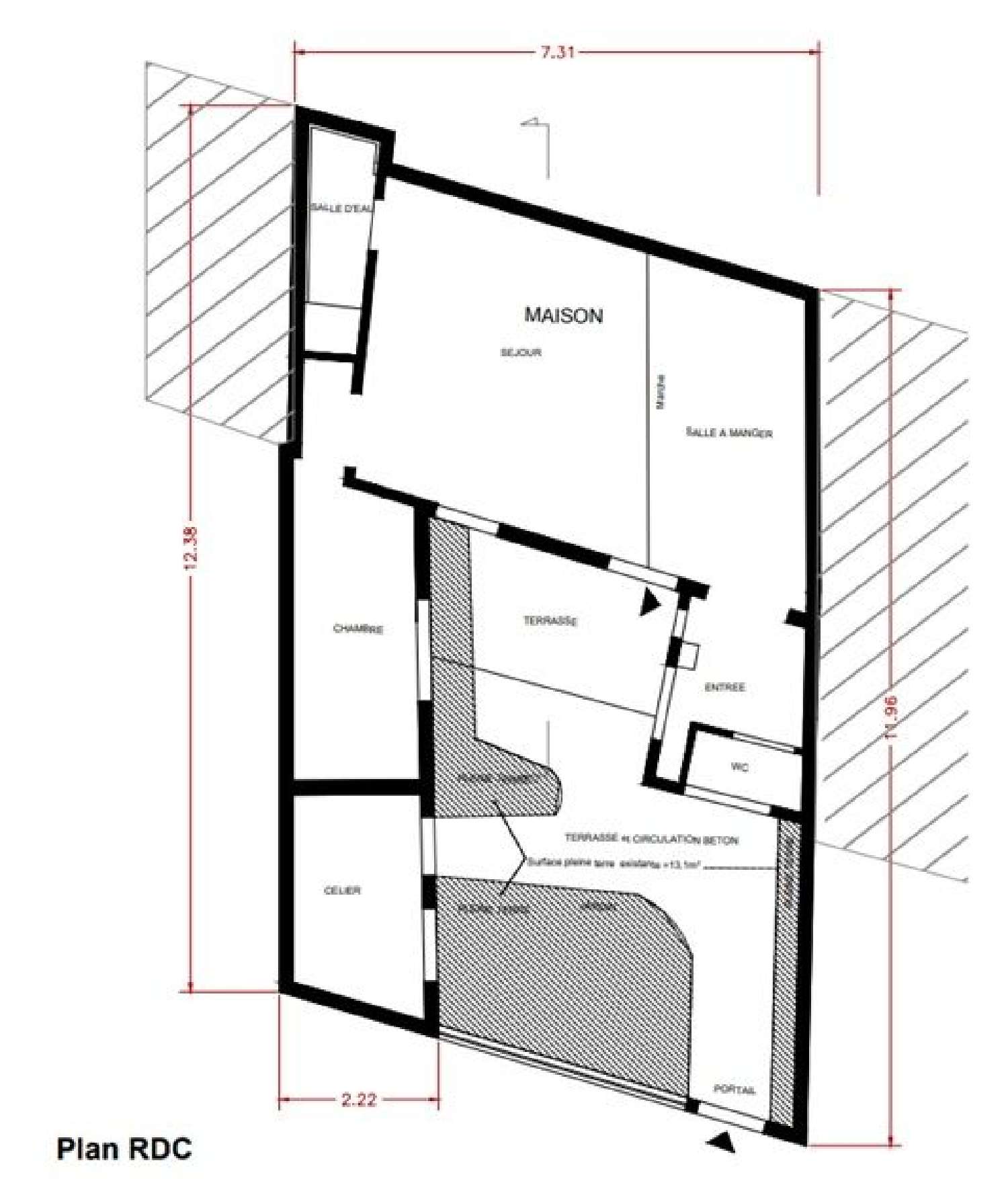 à vendre maison Bagnolet Seine-Saint-Denis 3