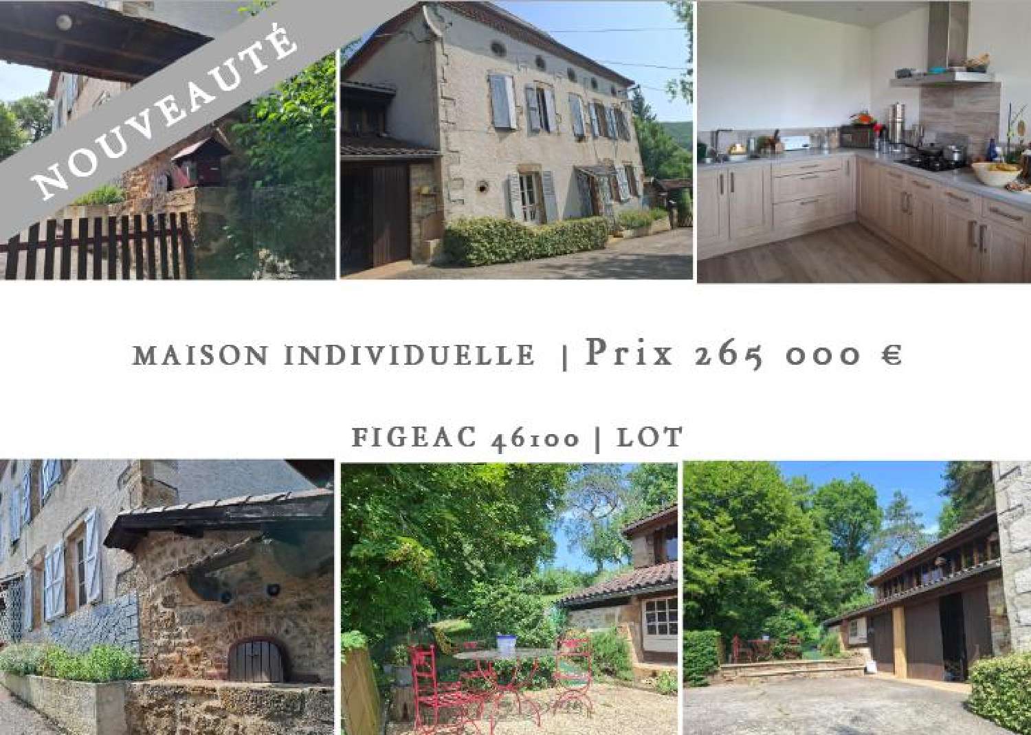 à vendre maison Figeac Lot 1