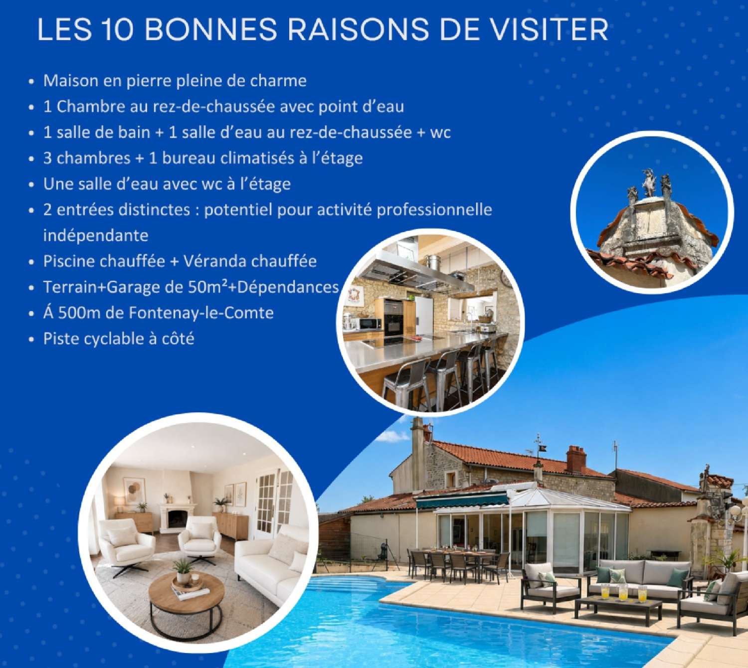 te koop huis Fontenay-le-Comte Vendée 4