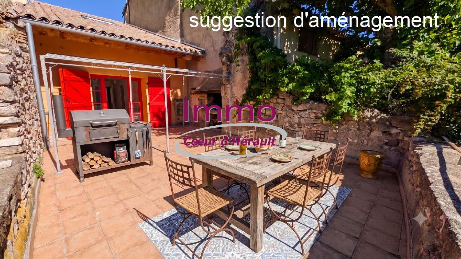 à vendre maison Montpeyroux Hérault 1