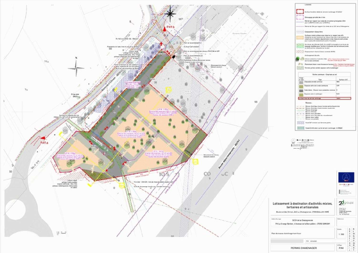 en venta terreno Ballan-Miré Indre-et-Loire 1