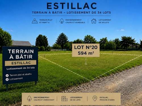 Estillac Lot-et-Garonne terrein foto 7383886