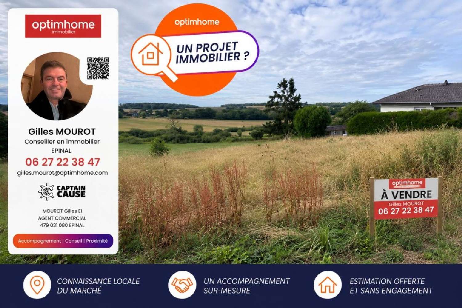for sale terrain Harol Vosges 1