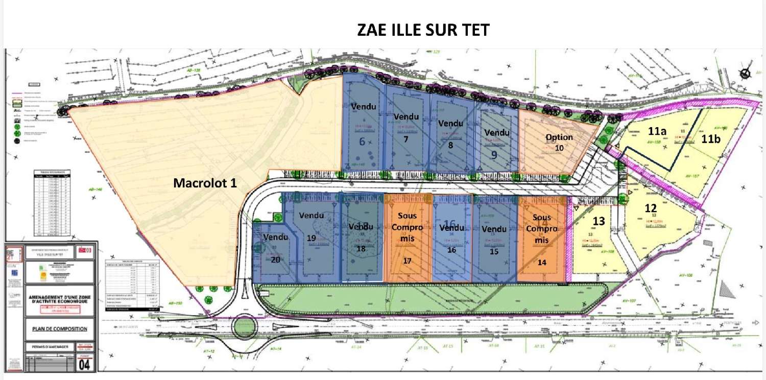 à vendre terrain Ille-sur-Têt Pyrénées-Orientales 2