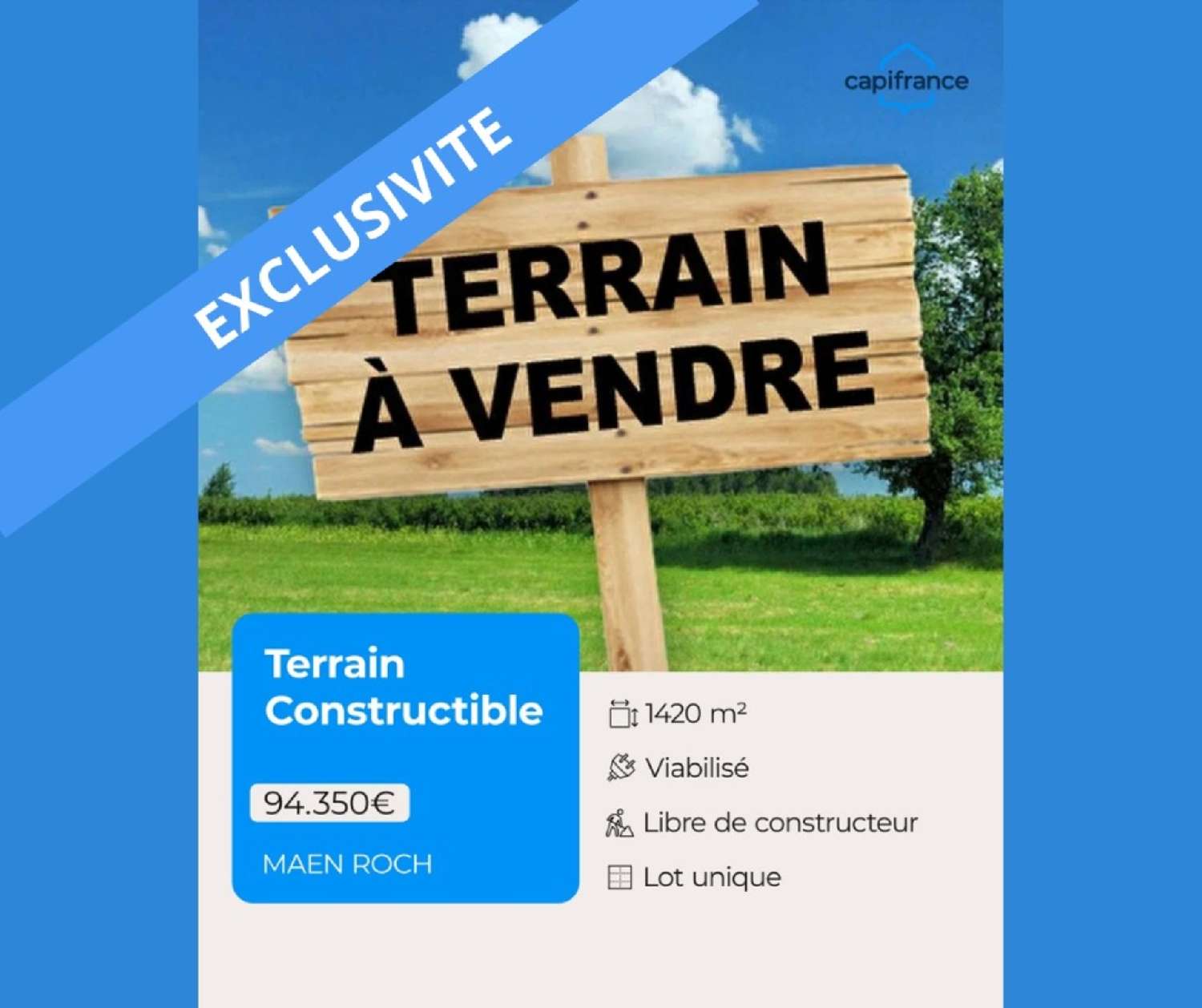 for sale terrain Saint-Étienne-en-Coglès Ille-et-Vilaine 1