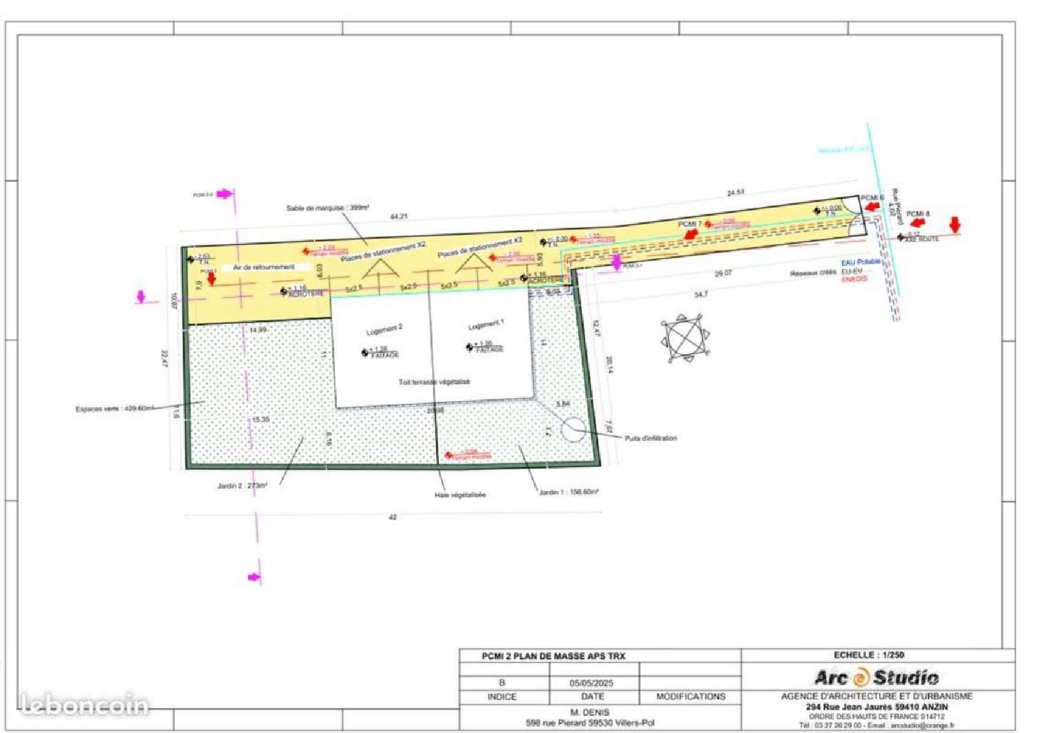  for sale terrain Villers-Pol Nord 6