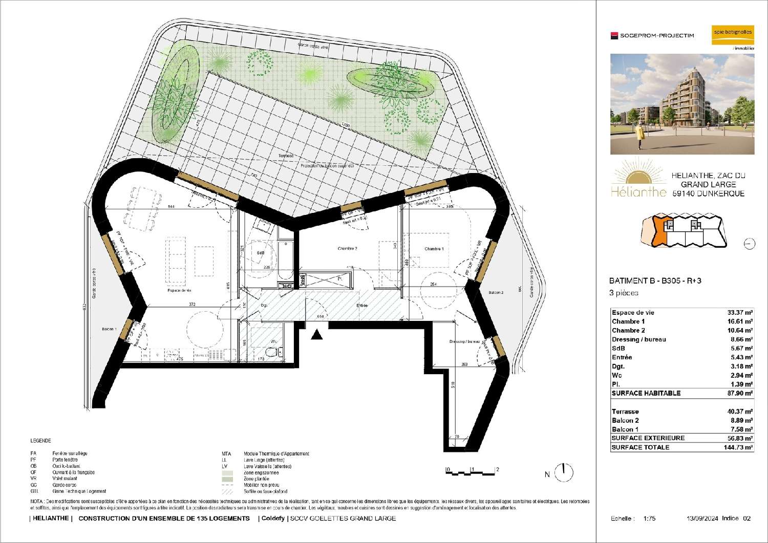 for sale apartment Dunkerque Nord 6