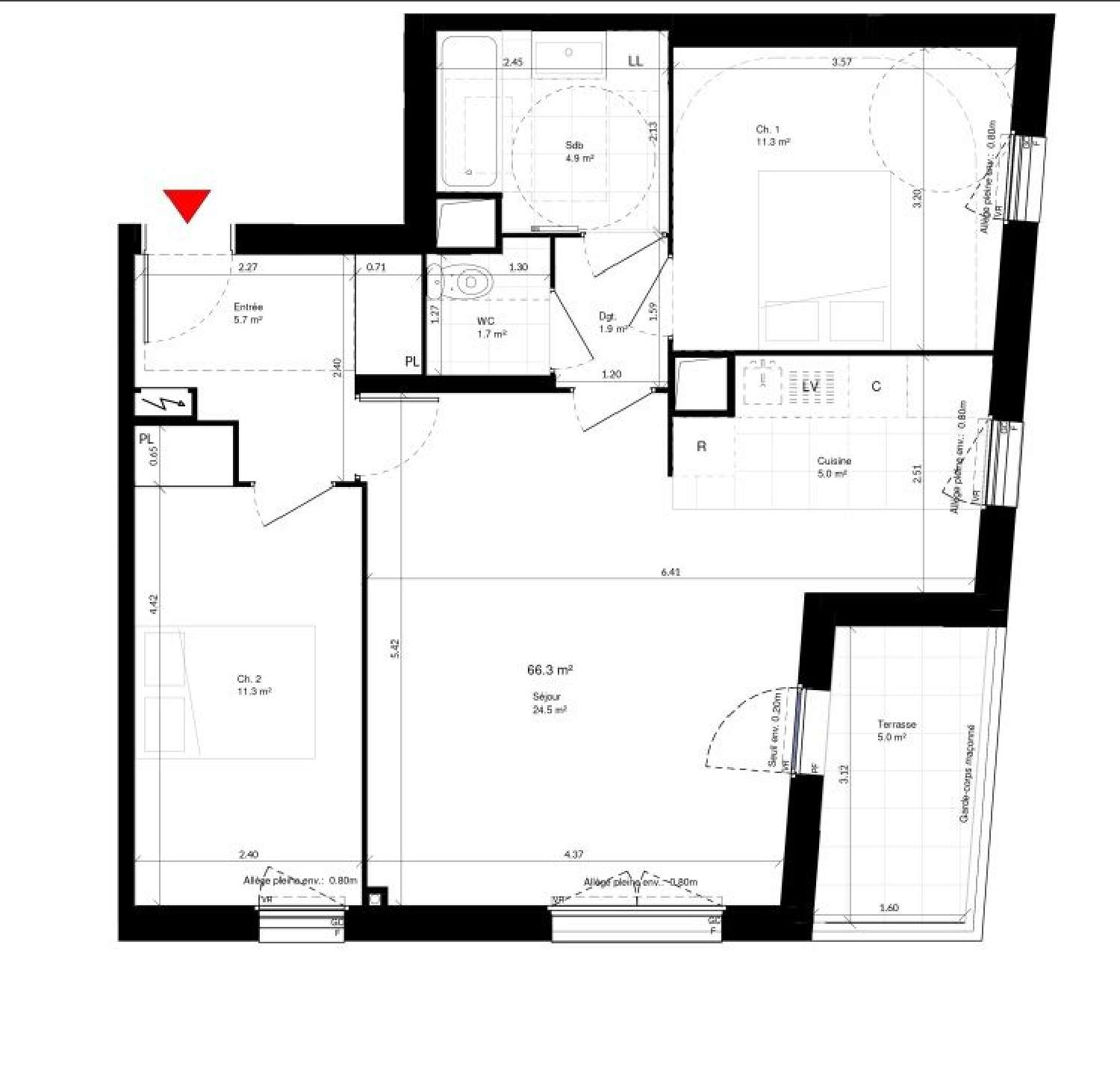 à vendre appartement Ivry-sur-Seine Val-de-Marne 2