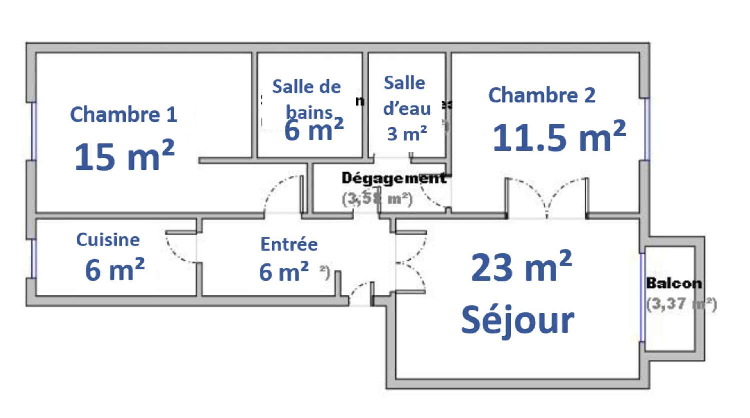 te koop appartement Lyon 7e Arrondissement Rhône 6