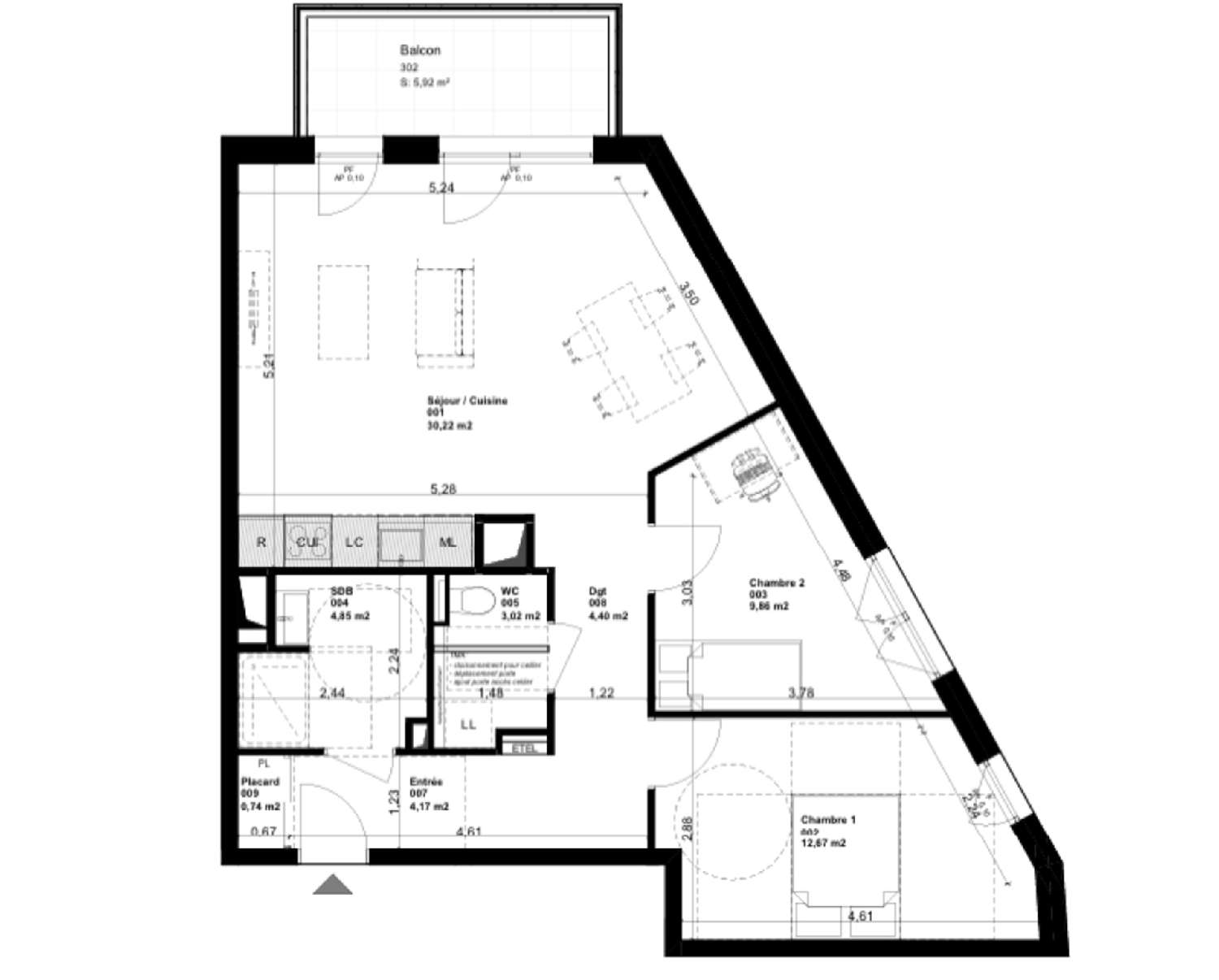 à vendre appartement Nancy Meurthe-et-Moselle 4
