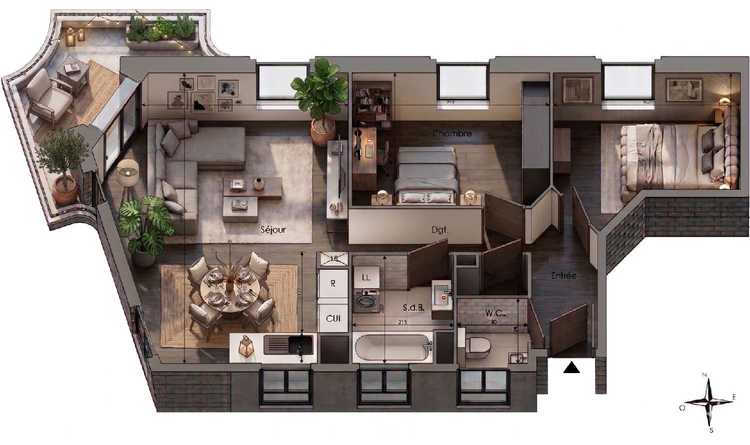 for sale apartment Pantin Seine-Saint-Denis 1