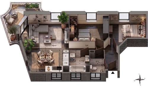 Pantin Seine-Saint-Denis apartment foto 7416725