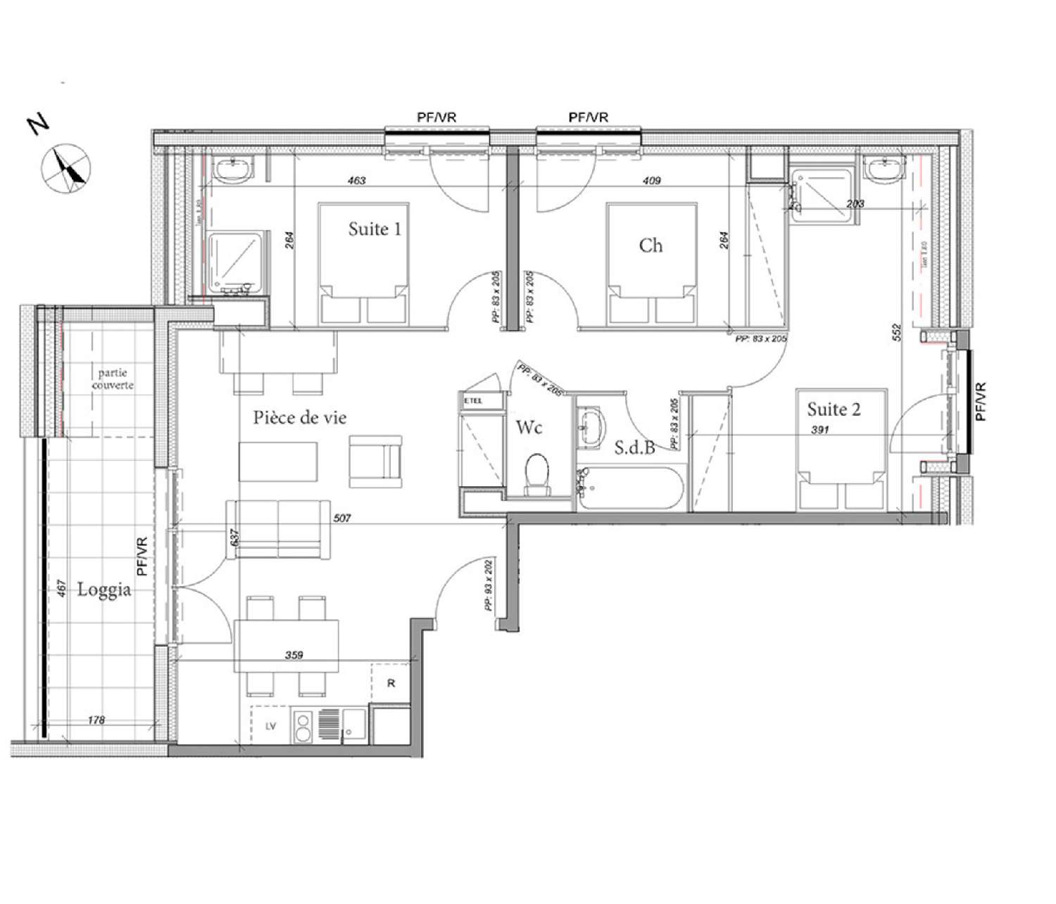 à vendre appartement Rouen Seine-Maritime 4