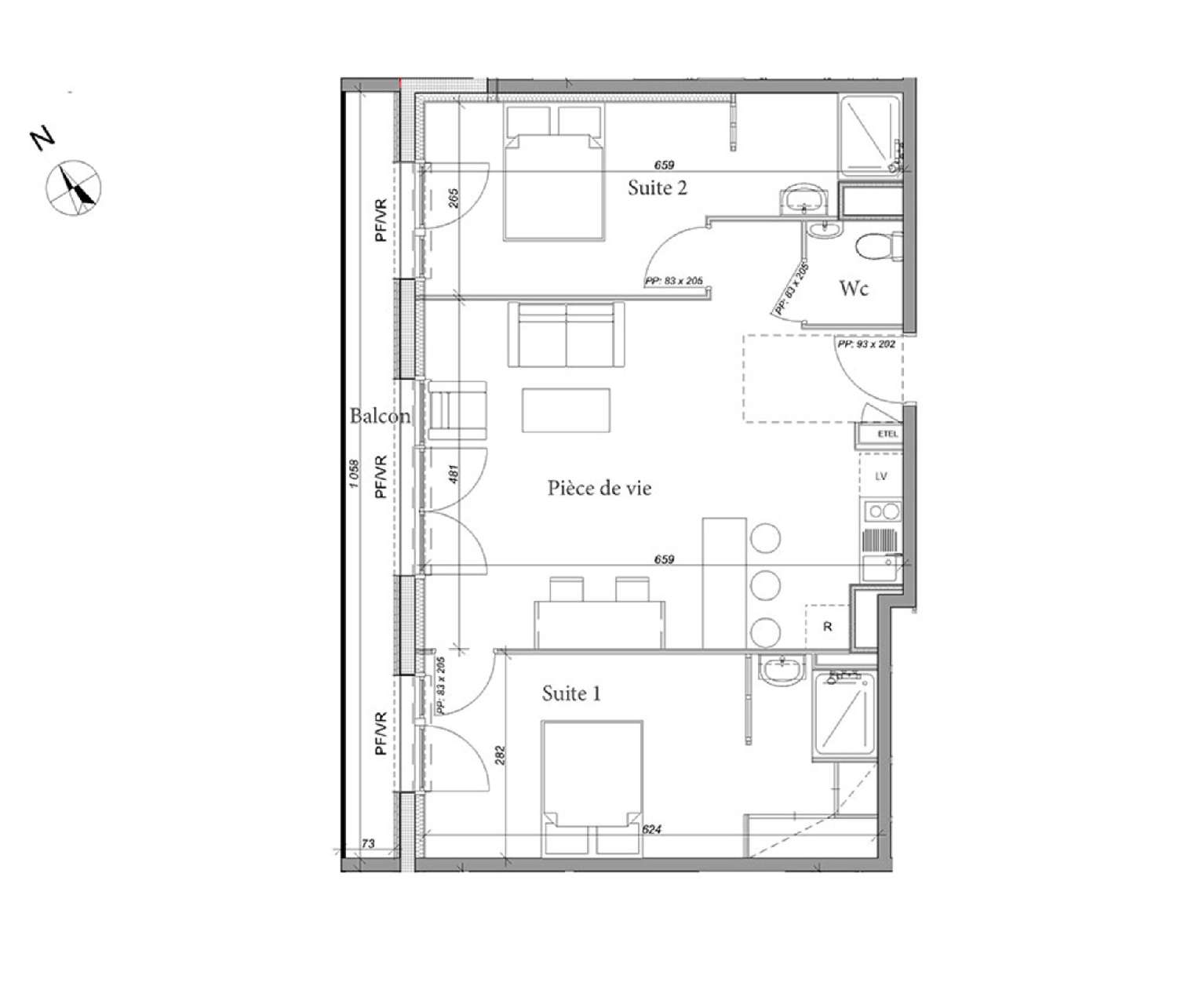 à vendre appartement Rouen Seine-Maritime 5