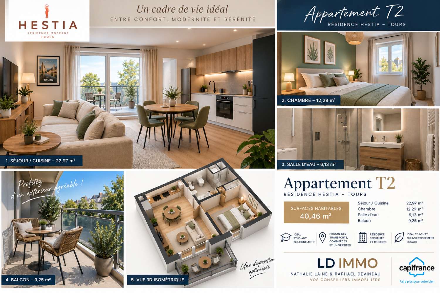 te koop appartement Tours Indre-et-Loire 1