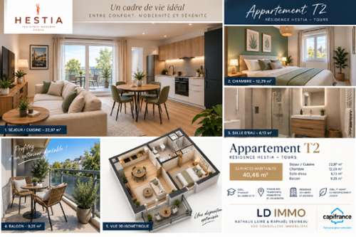 Tours Indre-et-Loire appartement foto 7407324