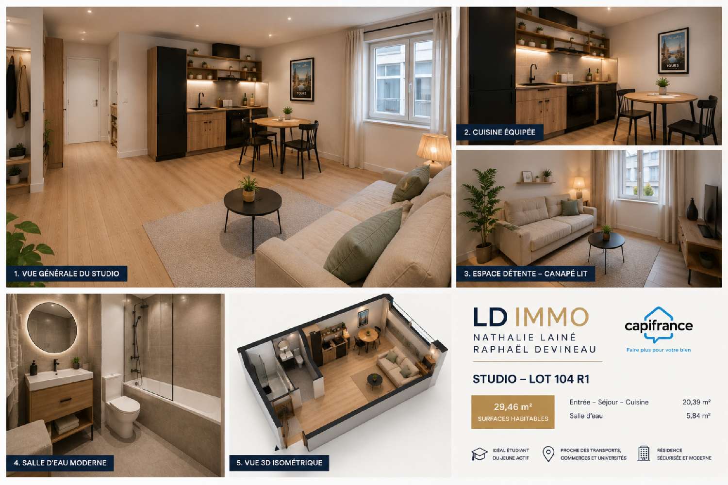 te koop appartement Tours Indre-et-Loire 1