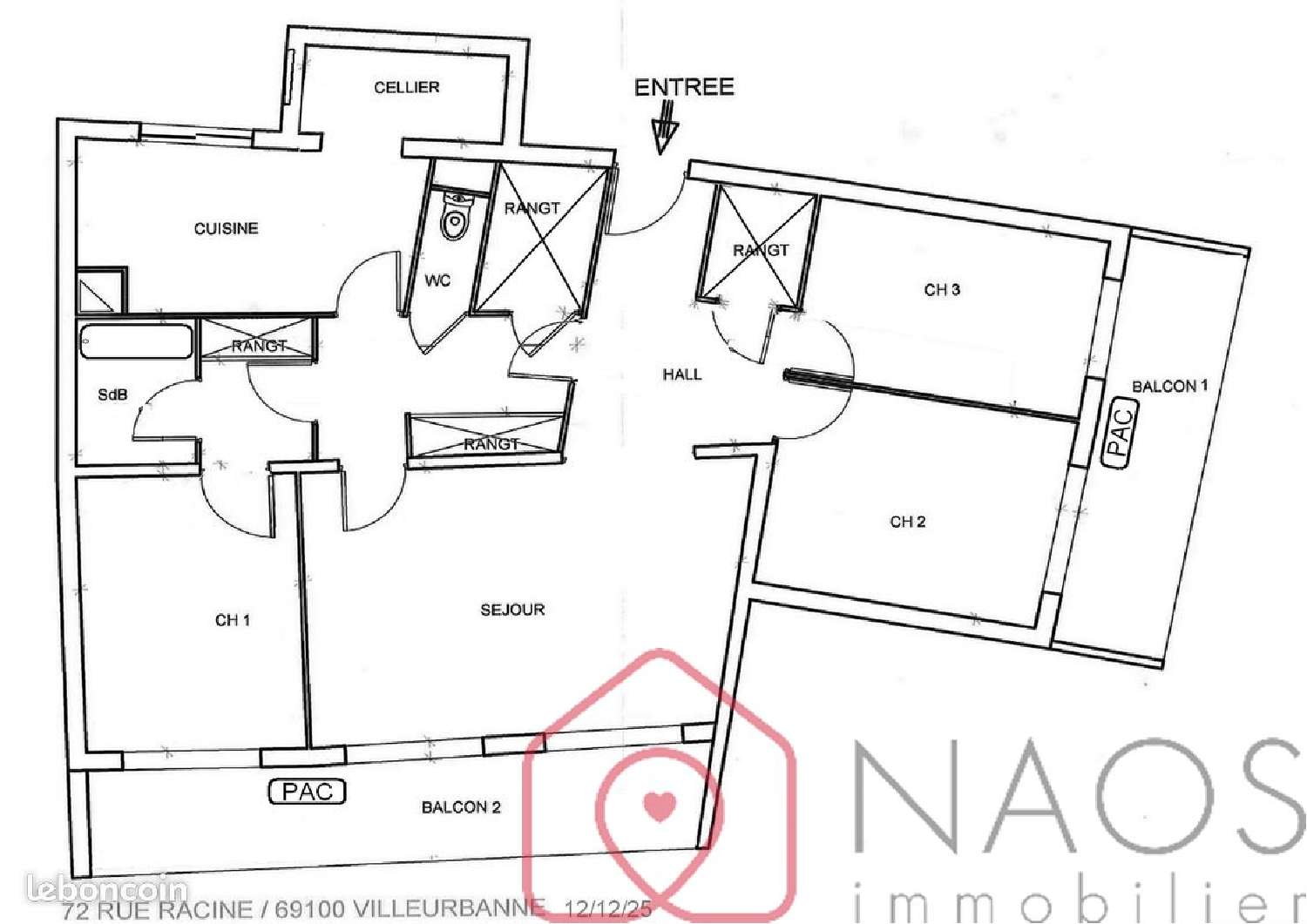 for sale apartment Villeurbanne Rhône 7