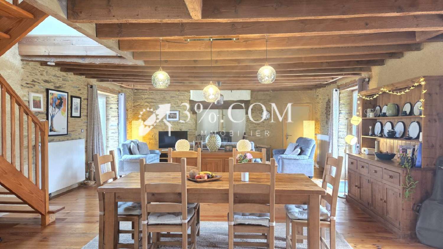 en venta casa rústica Ruffiac Morbihan 3