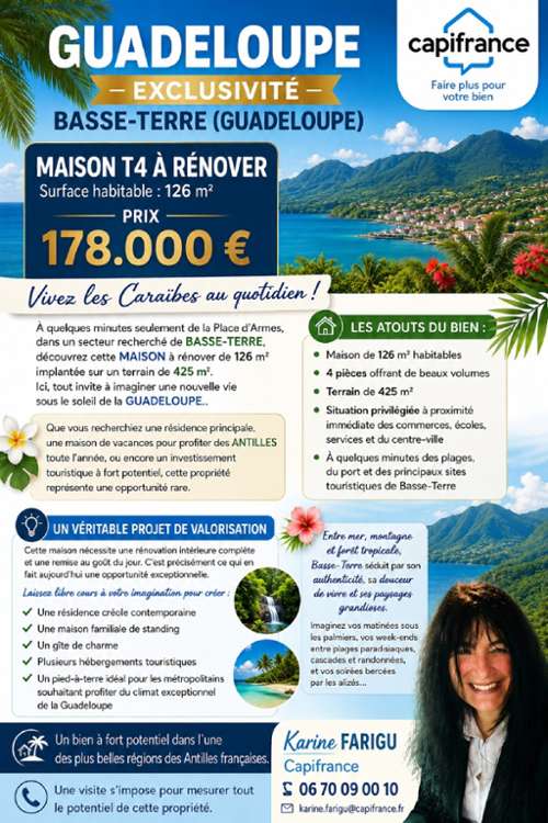 Basse-Terre Guadeloupe Haus Bild 7404147