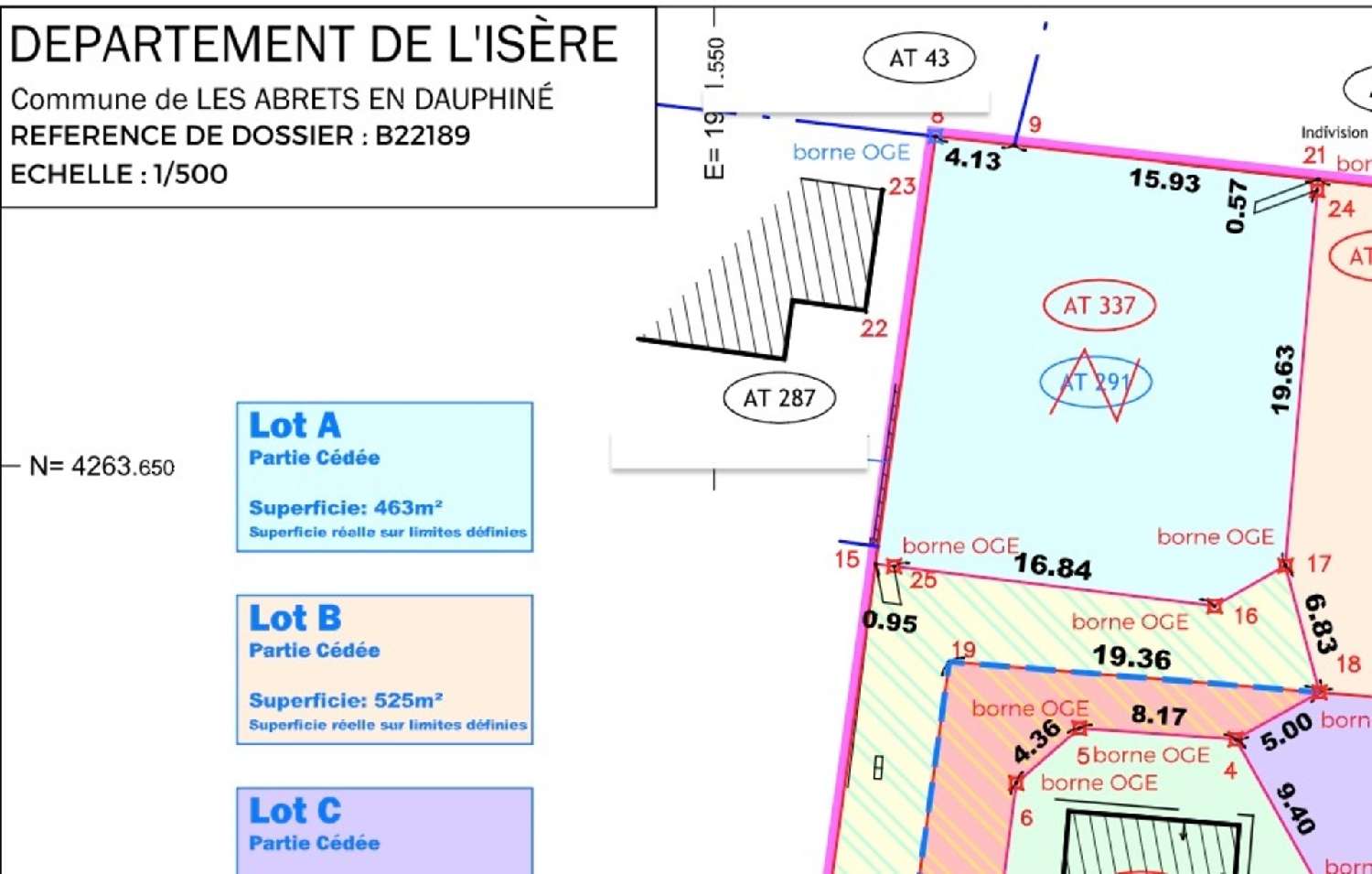  à vendre terrain Les Abrets Isère 6