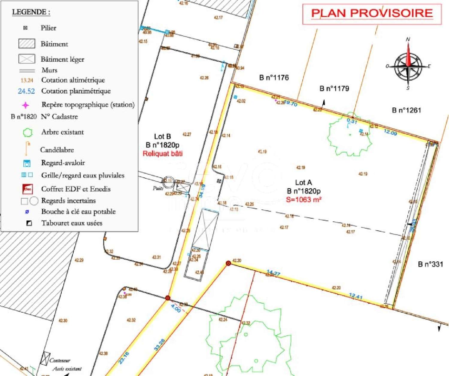 en venta terreno Vieillevigne Loire-Atlantique 1