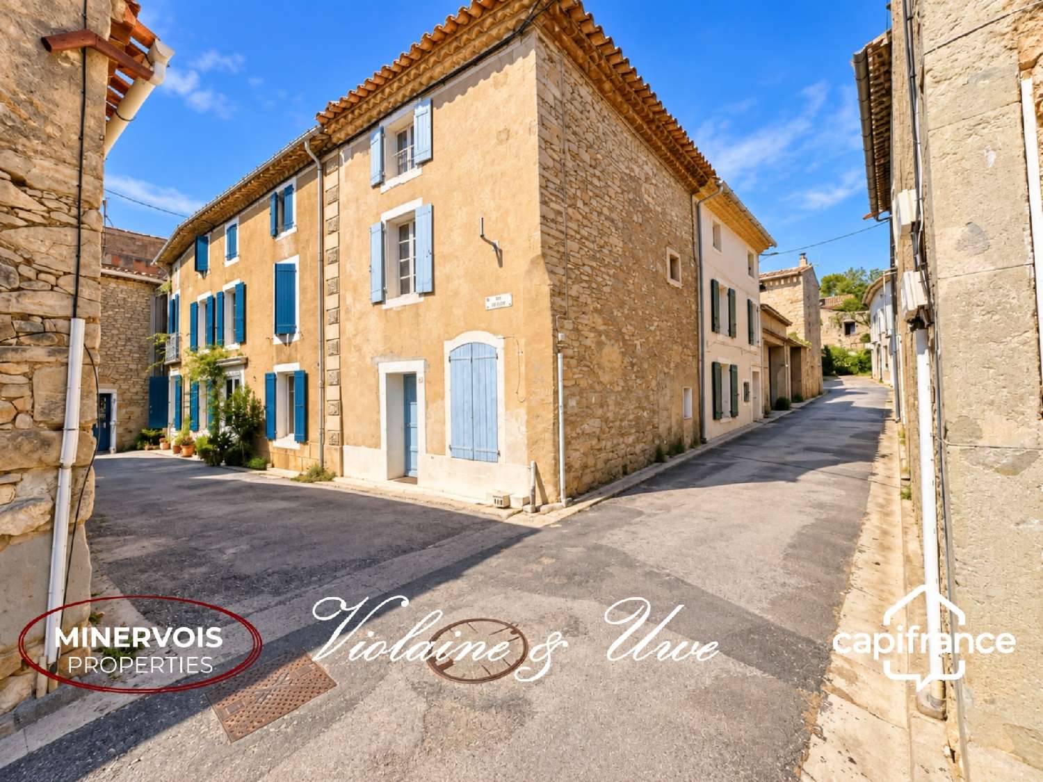  for sale village house Cesseras Hérault 1