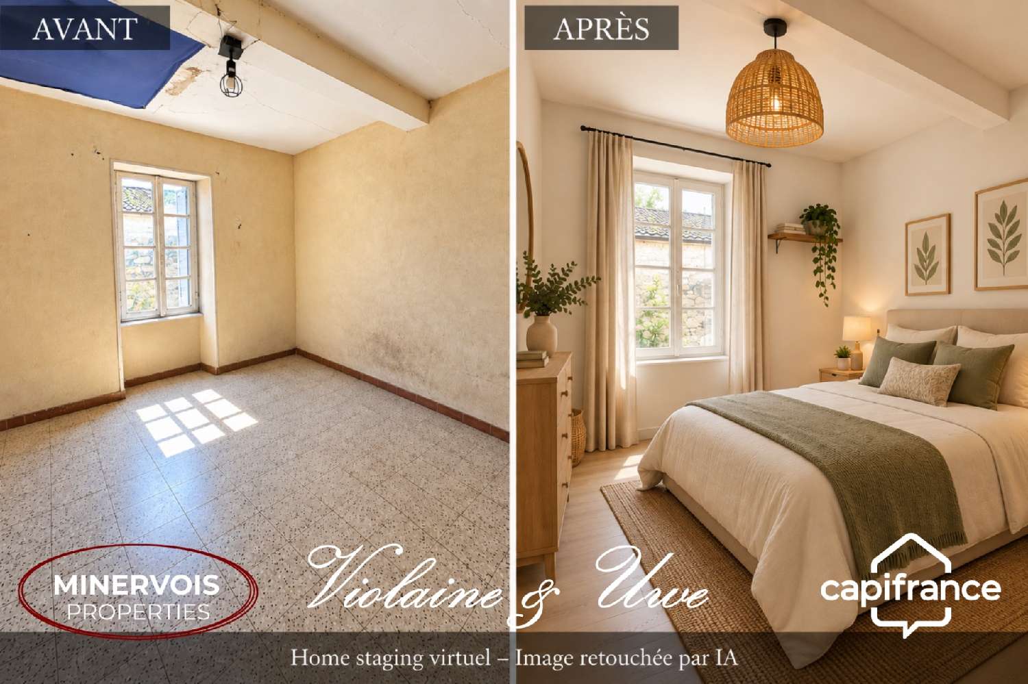  for sale village house Cesseras Hérault 2